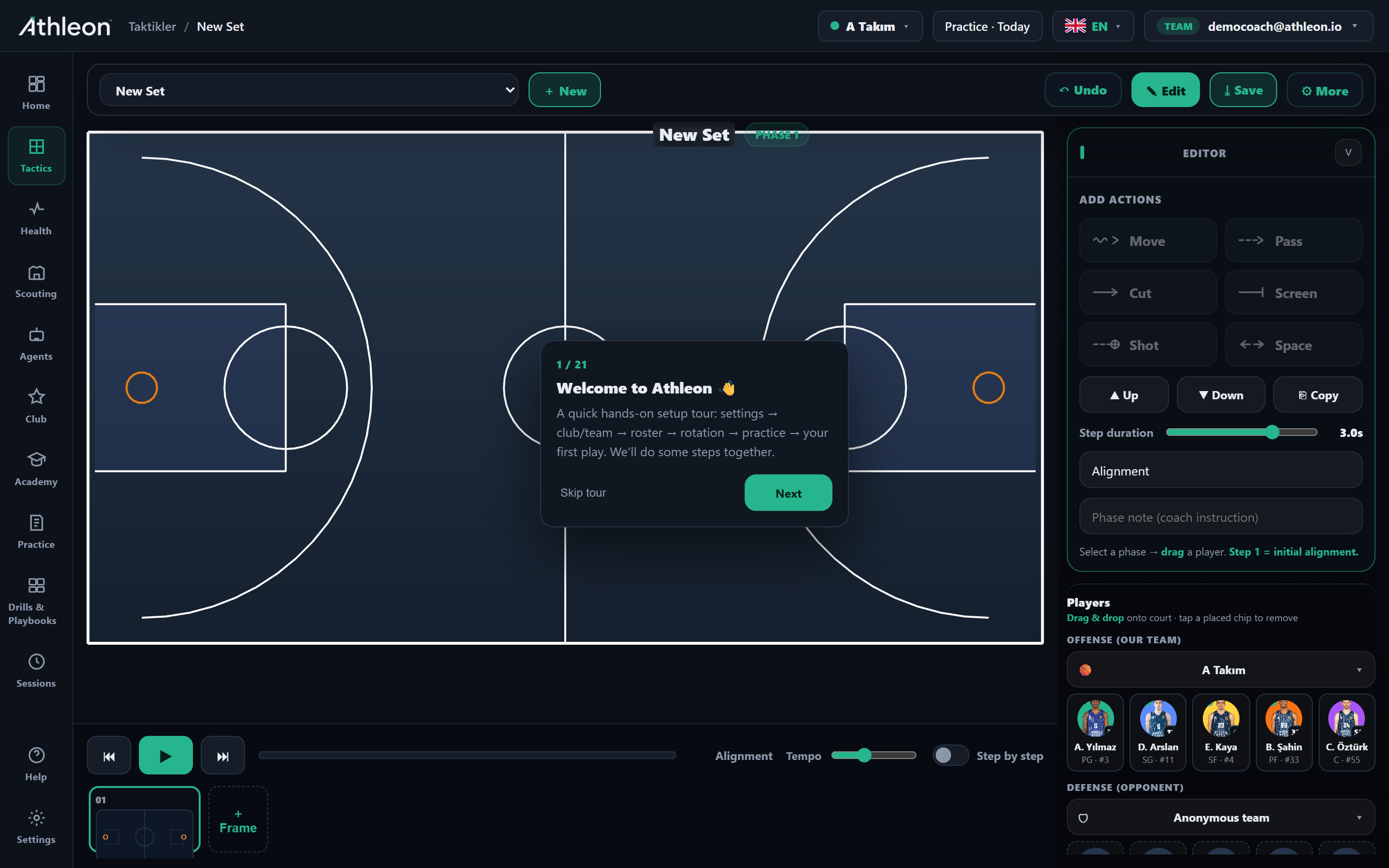 Athleon Tactics Studio